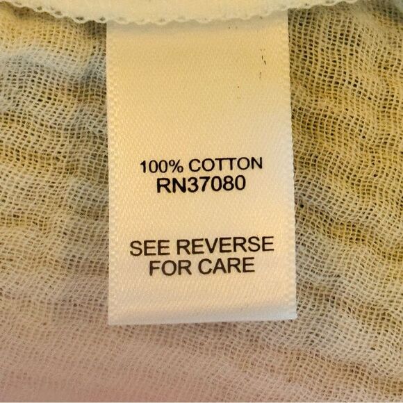 Cato Womans Plus Size Portofino Peasant White Button Down Collar V Neck SZ 18-20 - Picture 7 of 10